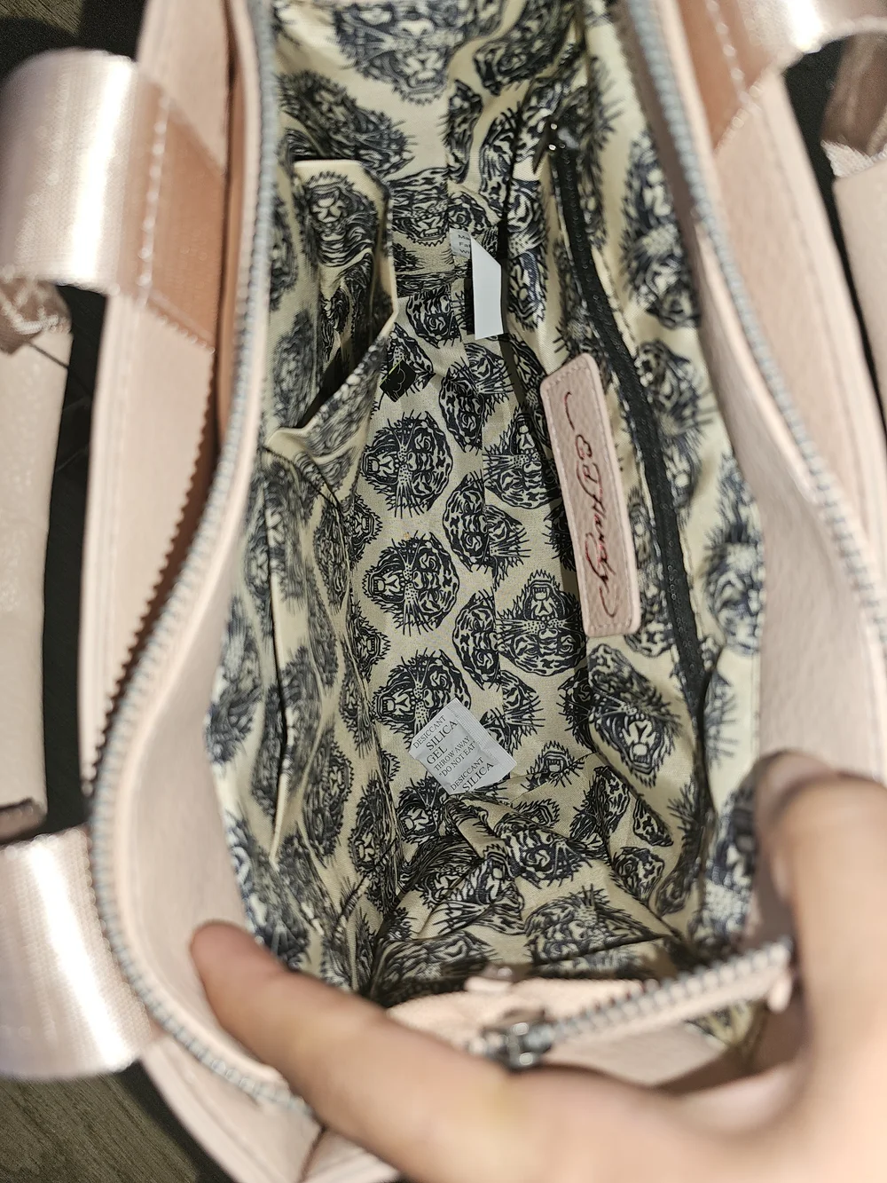 Ed Hardy Blush Pink Tote Bag